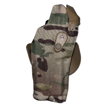 Kabura Safariland do pistoletu Glock 17, 22 - 6378RDS-832-701 z zamontowanym oświetleniem taktycznym i celownikiem