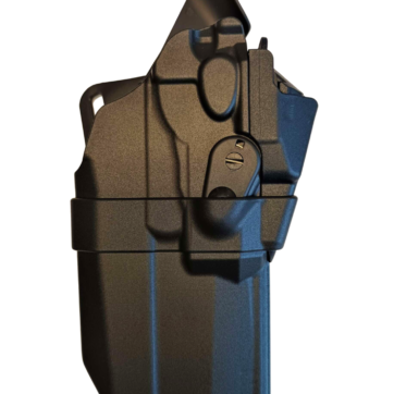 Kabura Safariland 7390RDS-45227 do Sig Sauer P320 X-Five z celownikiem i oświetleniem.