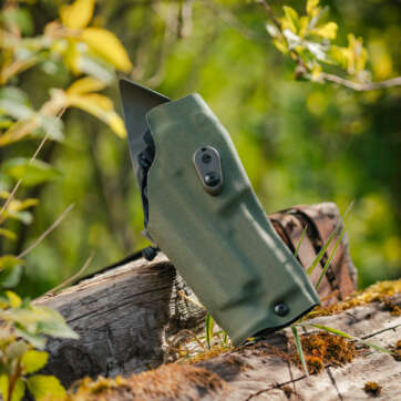 Kabura Safariland 6354RDSO-832 Camo Green do pistoletu Glock 17 z oświetleniem i celownikiem