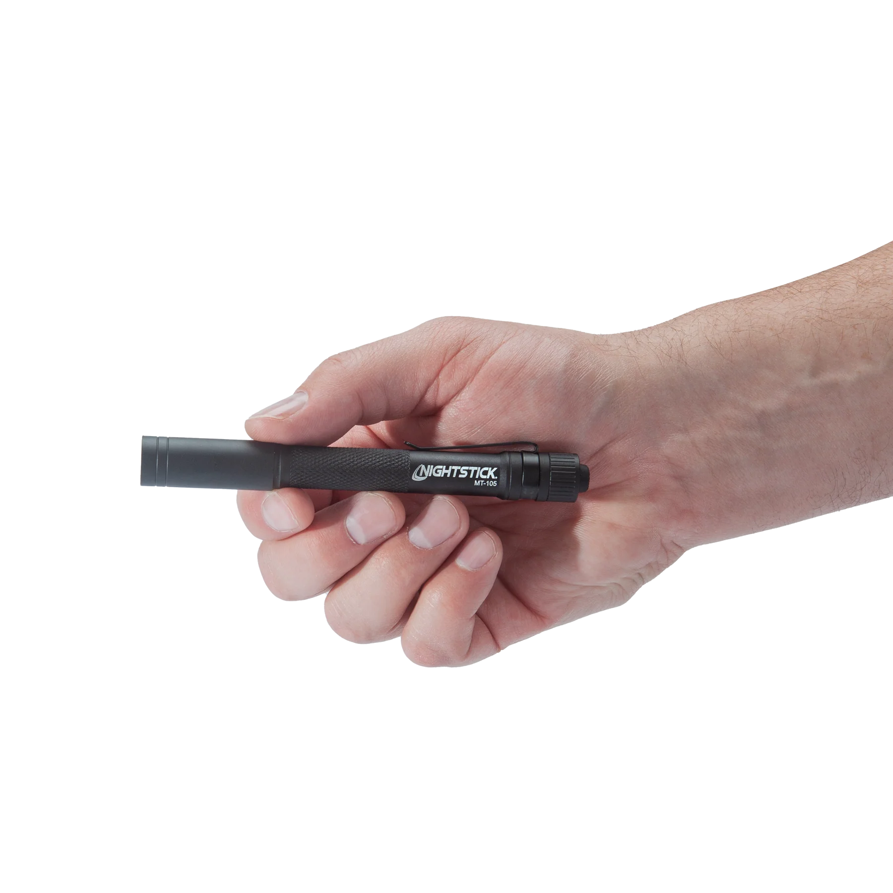 MT-105_InHand Latarka Nightstick MT-105 (Mini-TAC Flashlight - 2 AAA)