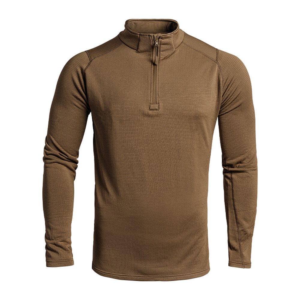 01.097236v1 Bluza termoaktywna A10 Equipment Thermo Performer Zip Tan