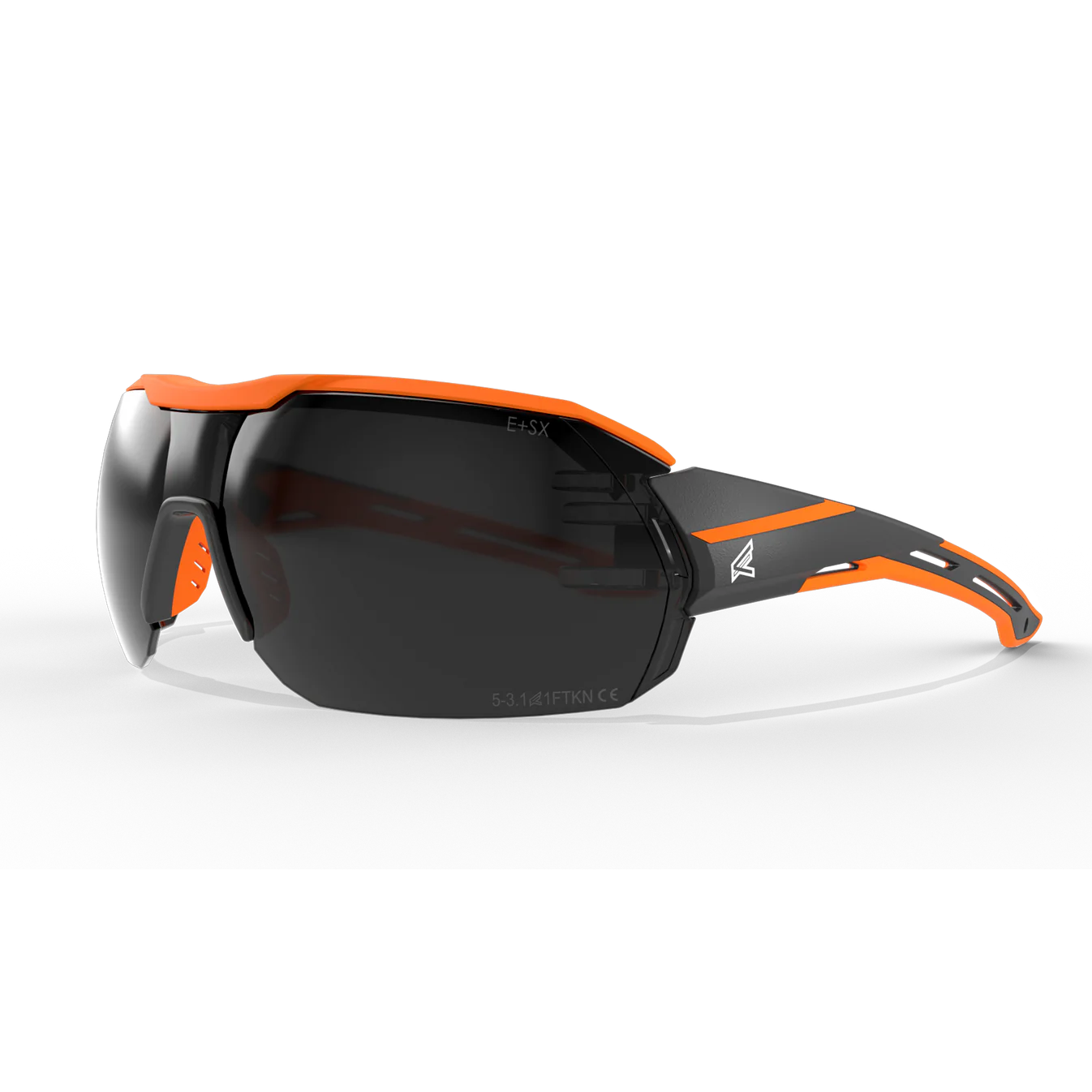 Okulary balistyczne EDGE Eyewear Tactical Kabru z pomarańczowo-czarną oprawką